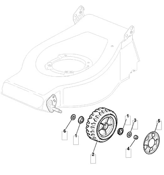 MLF 4810 RPD - 2009 - 294489033/MFR - Mountfield Rotary Mower Wheels Diagram