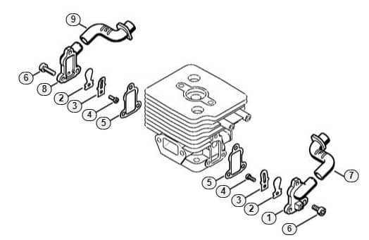 Genuine Stihl HT73 / G - Diaphragm control