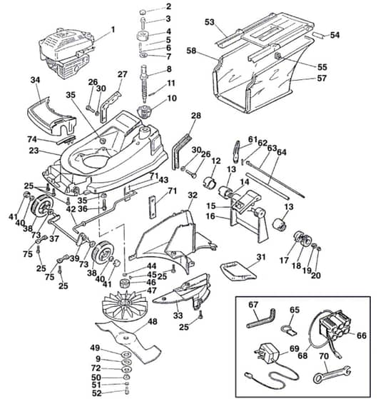 Atco Viscount 19Se - F016L80541 - Main Assembly