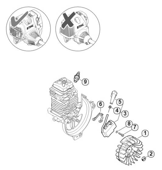 Genuine Stihl HT101 / D - Ignition system
