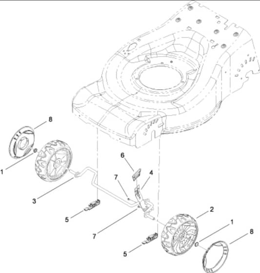 Hayter R48 - 447E (290000001 - 290999999) - Height-Of-Cut - Front Wheel Assy