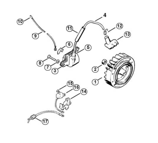 Stihl 038 W Ignition System - F-Group