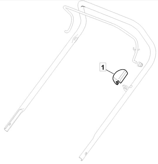 MULCHER INOX 504 PD - 2010 - 291562023/MFR - Mountfield Rotary Mower Handle Diagram