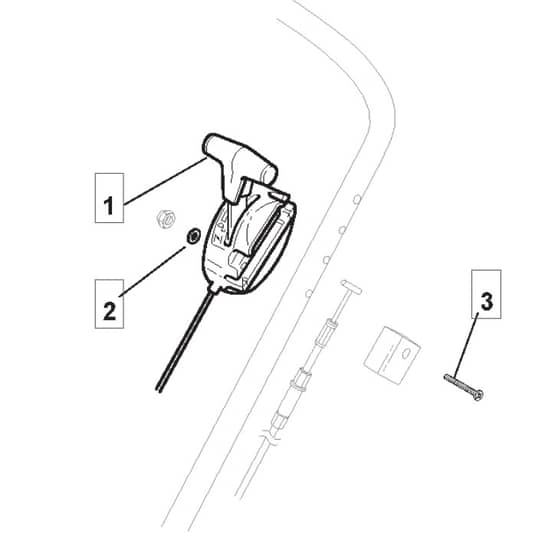M5520 PD - 2008 - 292552023/M08 - Mountfield Rotary Mower Throttle Diagram