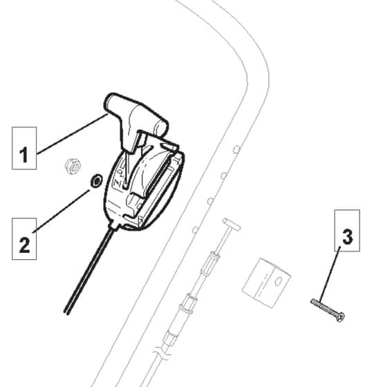 M63 PD ES - 2008 - 292552543/UM8 - Mountfield Rotary Mower Throttle Diagram