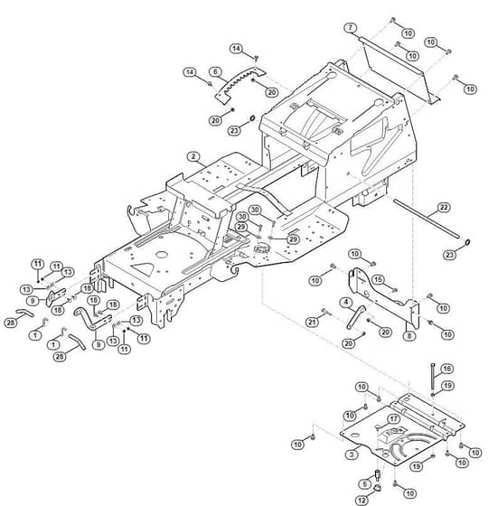 Genuine Stihl RT4097.0 SX / A - Frame