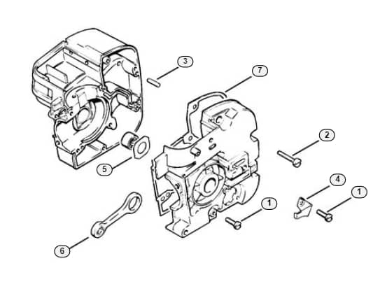 Stihl 011 Ave Crankcase - B-Group