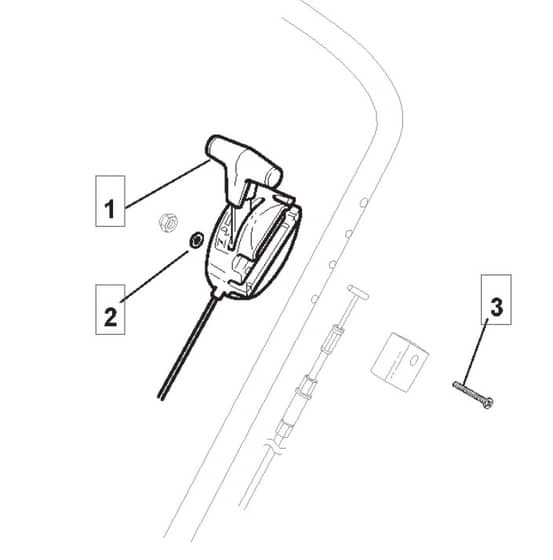 M61 PD - 2008 - 292552043/UM8 - Mountfield Rotary Mower Throttle Diagram