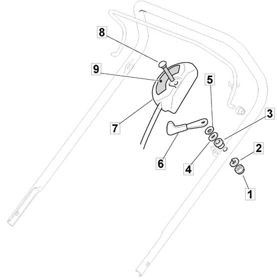 S421 PD - 2008 - 294435043/UM8 - Mountfield Rotary Mower Throttle Diagram