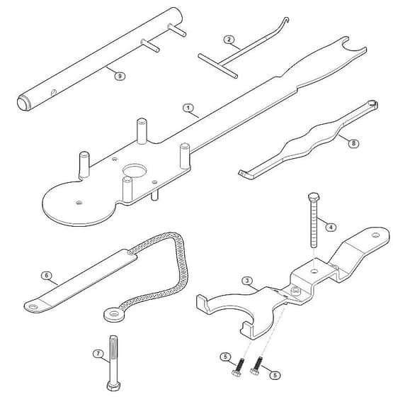 Genuine Stihl RM655.0 RS / J - Special tool