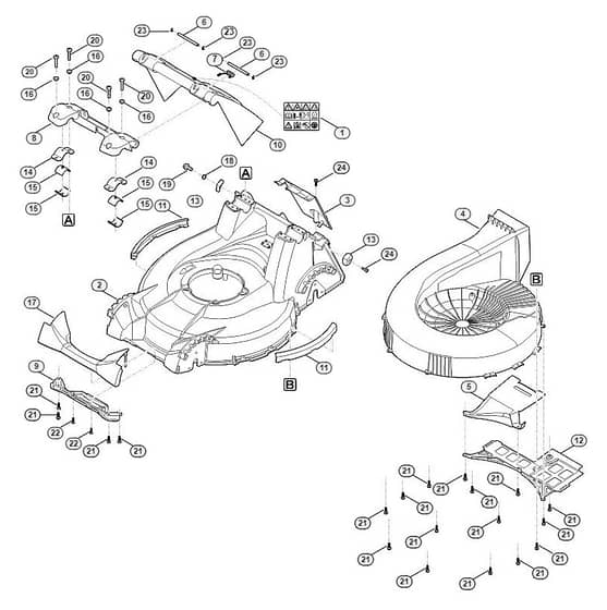 Genuine Stihl RM756.0 GS / C - Housing