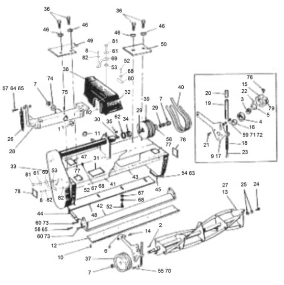 Hayter Condor 30" Verge Attachment - 214 (313000001 - 313999999) - Condor 30" Verge Attachment