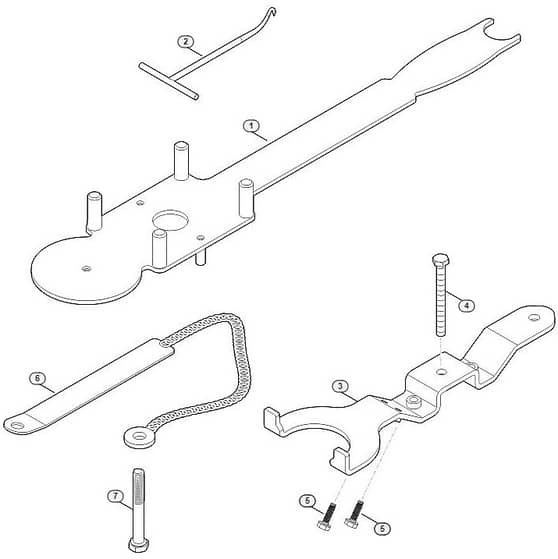 Genuine Stihl RM655.0 VS / J - Special tool