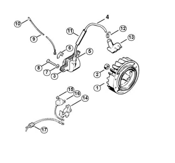 Stihl 038 Sw Ignition System - F-Group