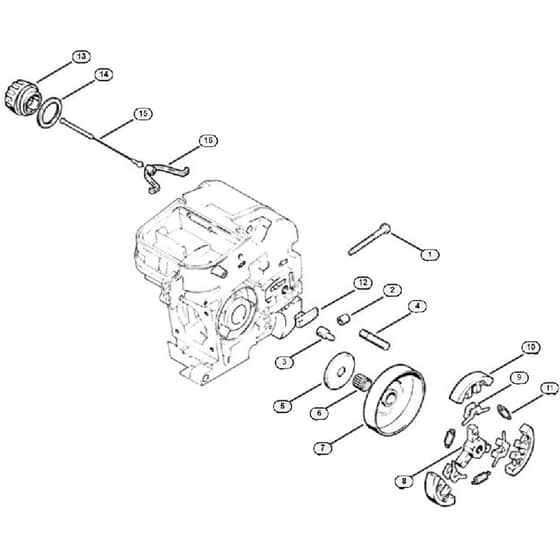 Genuine Stihl 009 / G - Clutch