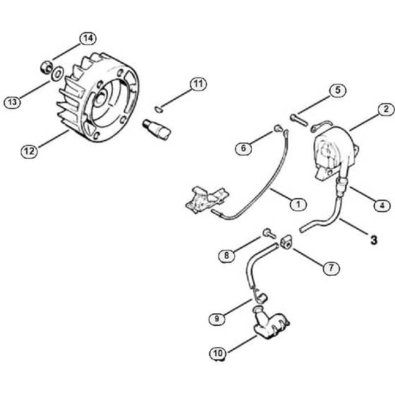 Genuine Stihl 009 / N - Ignition system