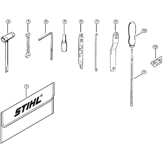 Genuine Stihl 031 / K - Tools, Extras