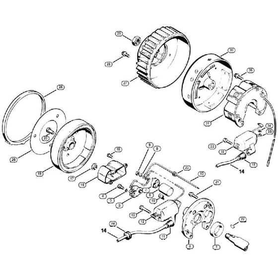 Genuine Stihl 041 AVEQ / E - Ignition system