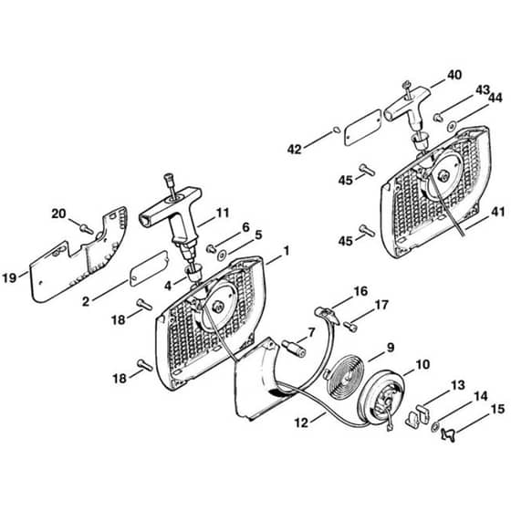 Genuine Stihl 044 / G - Rewind starter