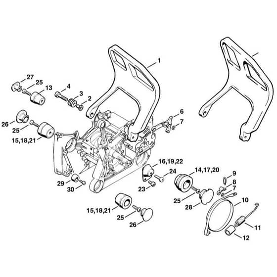 Genuine Stihl 066 / E - AV system