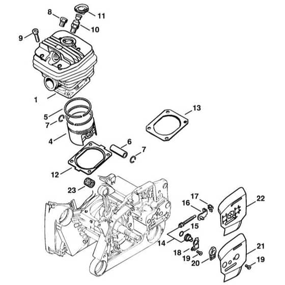 Genuine Stihl 066 / B - Cylinder
