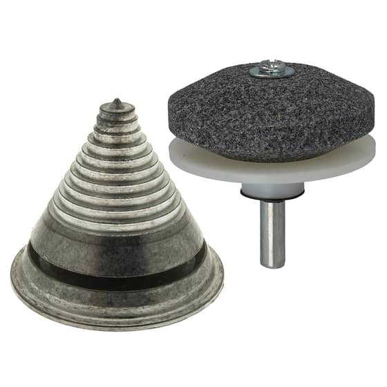Lawnmower Blade Sharpening Stone & Blade Balancer