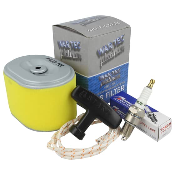 Honda GX160, GX200 Service Kit (Air Filter, Plug, Handle, Rope)