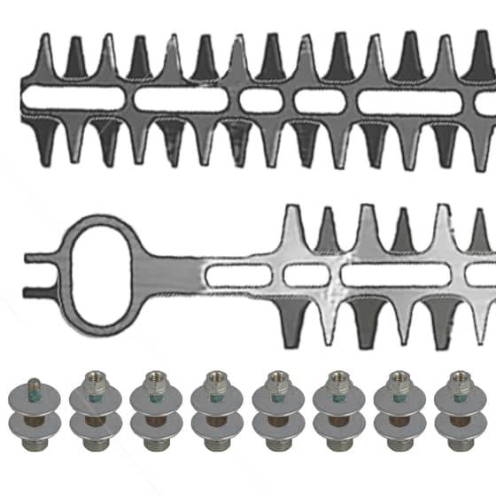 Stihl HS56 Hedgetrimmer Genuine Blades & Fixing Kit (24")