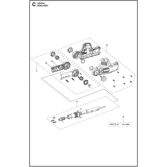 Husqvarna 120iTK4-H - 970515902 - Head Assy