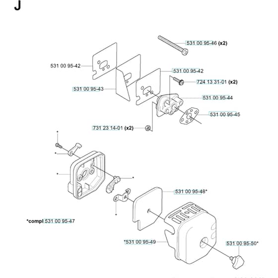 Husqvarna 125 BT KAWASAKI - TH026D-AC57 - 20041800001-Current Air Filter