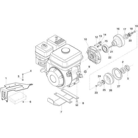 130 S - Bertolini Sickle Bar Mower Clutch Diagram