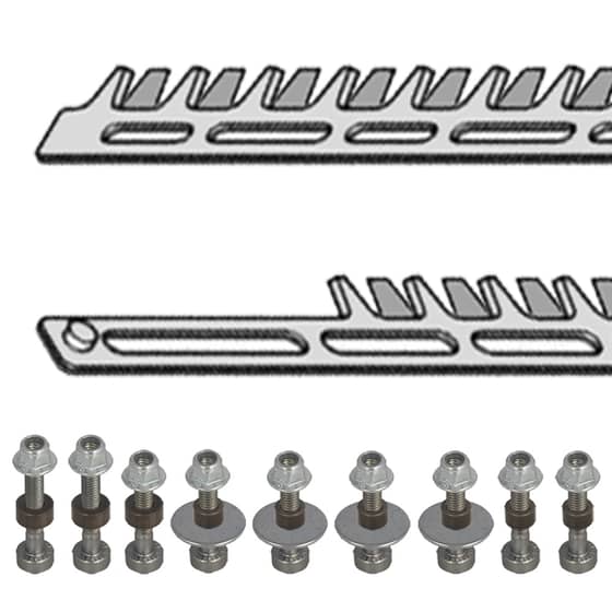 Stihl HS87T Hedgetrimmer Genuine Blades & Fixing Kit (30")