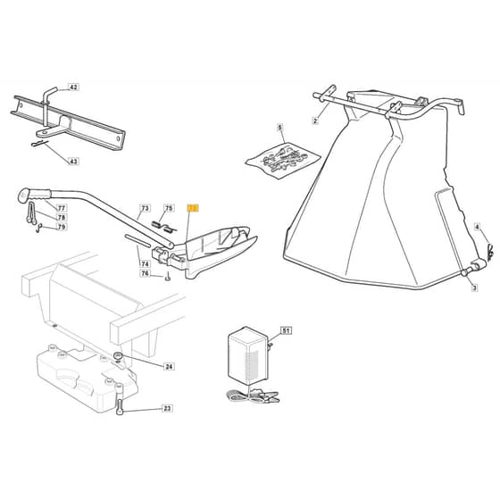 1436H - 2007 - 299964383/MO7 - Mountfield Ride On Mower Options Diagram