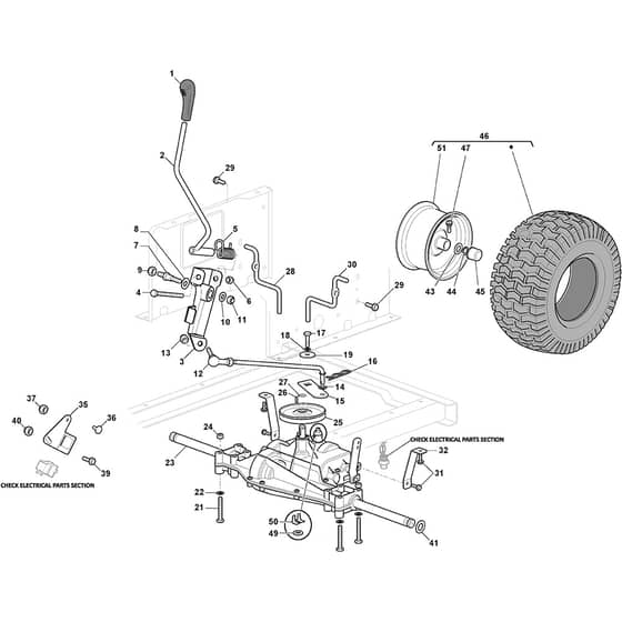 1438 M-SD - 2023-2024 - 2T0520483/MTF - Mountfield Ride On Mower Peerless Transmission Diagram