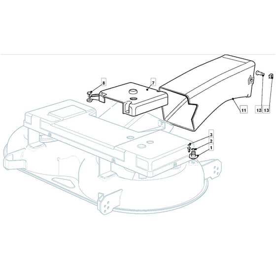 1440H - 2005 - 13-2660-15 - Mountfield Ride On Mower Guards Diagram