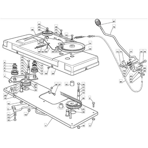 1440H - 2007 - 13-2675-11 - Mountfield Ride On Mower Blade Diagram