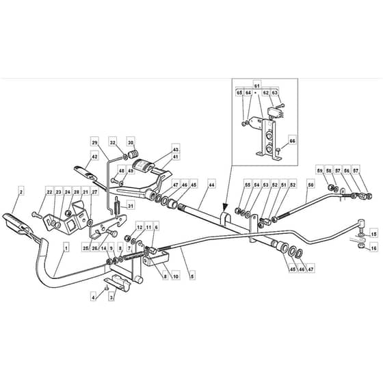 1440H - 2007 - 13-2675-11 - Mountfield Ride On Mower Controls Diagram
