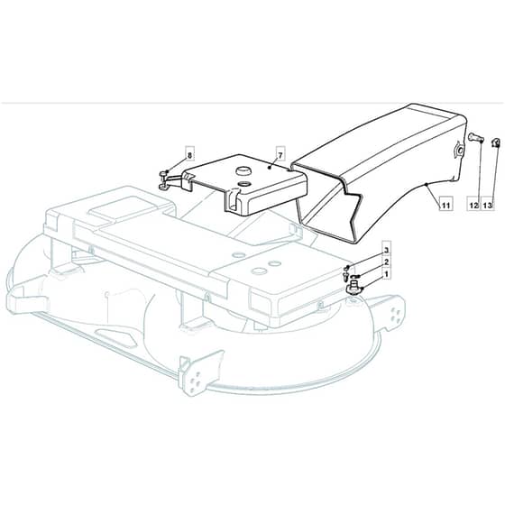 1440H - 2004-2005 - 299931333/MOE - Mountfield Ride On Mower Guards Diagram