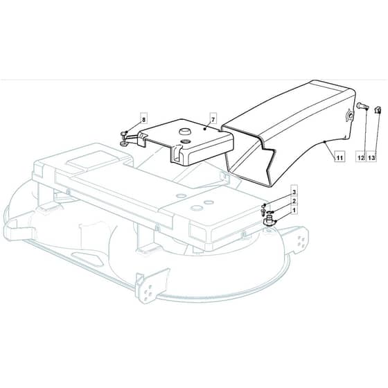 1440H - 2002-2005 - 299931333/MOU - Mountfield Ride On Mower Guards Diagram