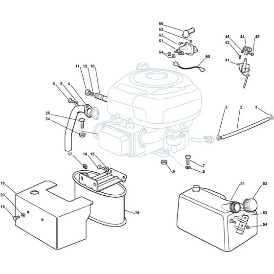 1440M - 2004-2005 - 299911333/MOU - Mountfield Ride On Mower B&S Engine Diagram