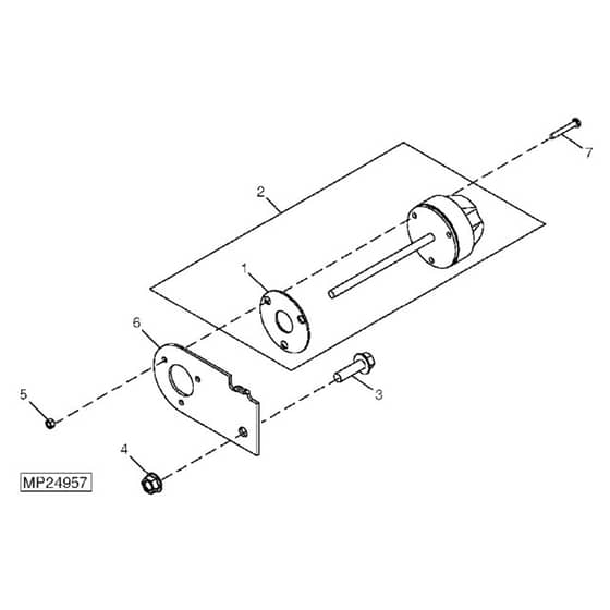 John Deere 1445 - PC10345 - Trailer Connector - ST451789