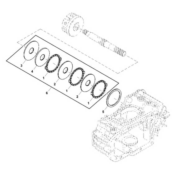 John Deere 1445 - PC10345 - Pto Brake - ST451827