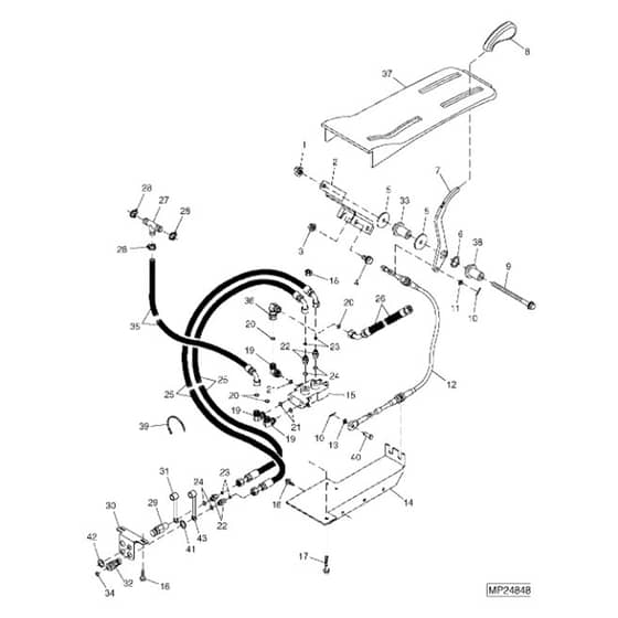 John Deere 1445 - PC10345 - Auxiliary Hydraulic - ST451837