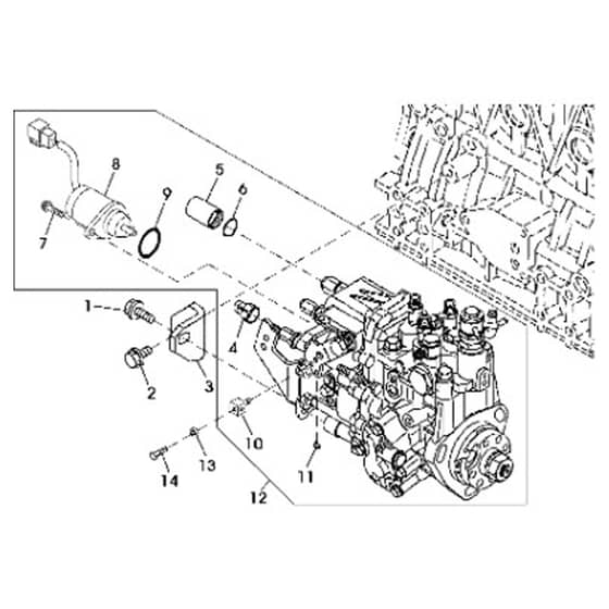 John Deere 1445 - PC10345 - Fuel Injection (080001 - ) - ST452194