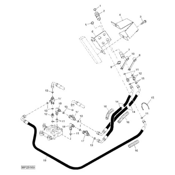 John Deere 1445 - PC10345 - Rear Auxiliary - ST452284