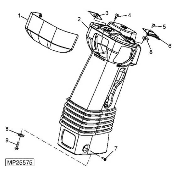 John Deere 1445 - PC10345 - Steering Column ( - 020000) - ST452306