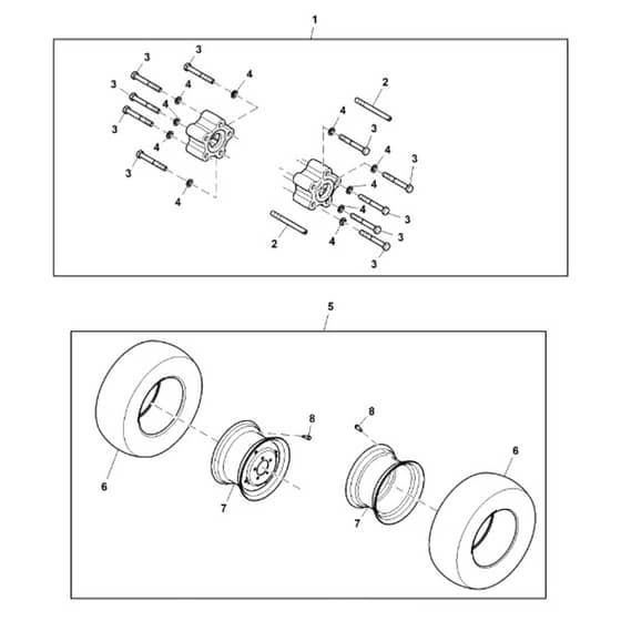 John Deere 1445 - PC10345 - Dual Wheel - ST753857