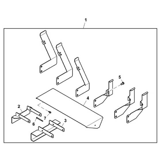John Deere 1445 - PC10345 - Shield Kit - ST895680
