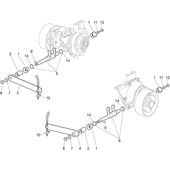 150 MS - Bertolini Sickle Bar Mower Driving clutch Diagram