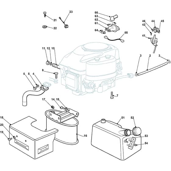 1540M - 2008 - 299911483/UMT - Mountfield Ride On Mower Engine Diagram